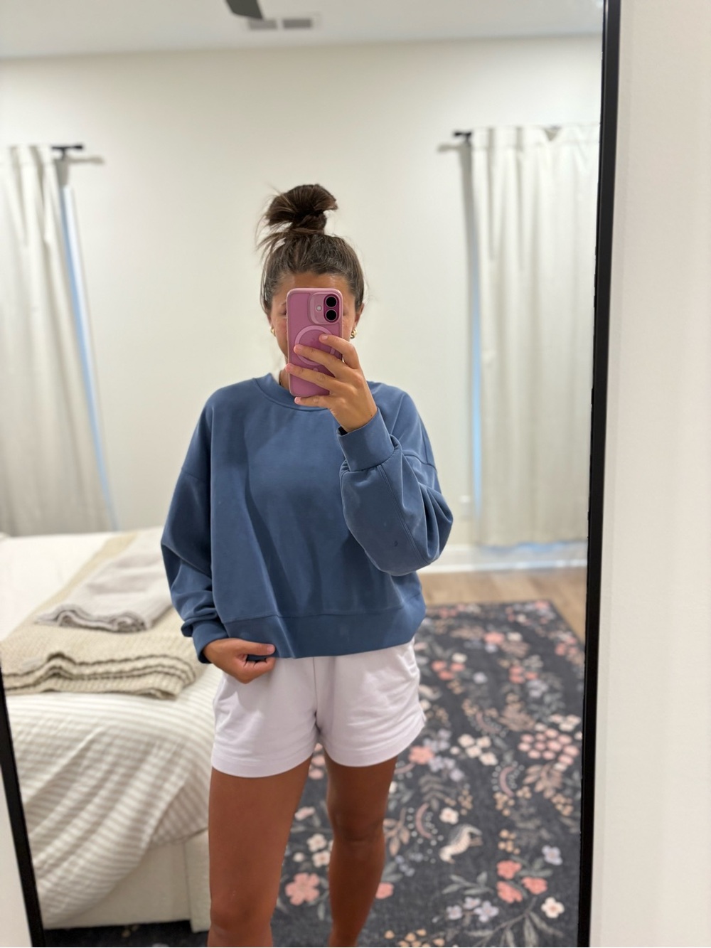 Lululemon Softstrene Perfectly Oversized Cropped Crew Size 10